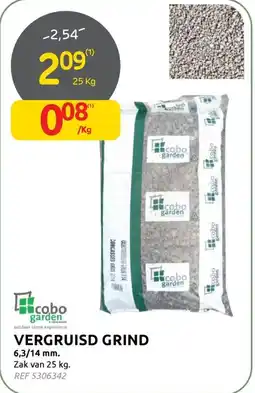BricoPlanit vergruisd grind aanbieding