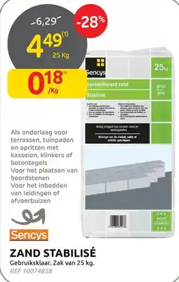 BricoPlanit Zand stabilise aanbieding