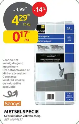 BricoPlanit Metselspecie aanbieding