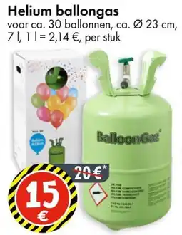 TEDi Helium ballongas aanbieding