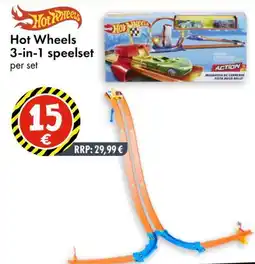 TEDi Hot Wheels3 in 1 speelset aanbieding