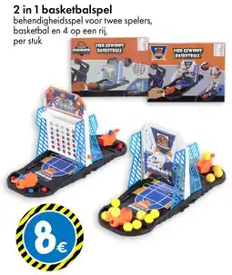 TEDi 2 in 1 basketbalspel aanbieding