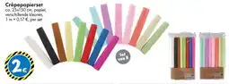 TEDi Crêpepapierset aanbieding