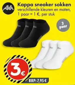 TEDi Kappa sneaker sokken aanbieding