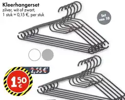 TEDi Kleerhangerset aanbieding