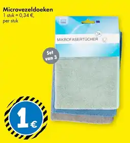 TEDi Microvezeldoeken aanbieding