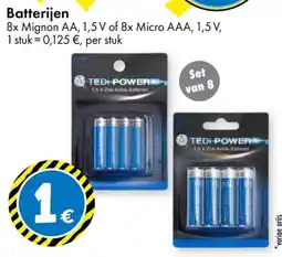 TEDi Batterijen aanbieding