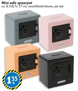 TEDi Mini safe spaarpot aanbieding