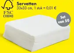 TEDi Servetten aanbieding