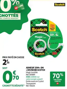 Auchan Adhesif magic tape aanbieding