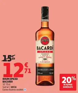 Auchan Rhum spiced bacardi aanbieding