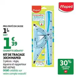 Auchan kit de tracage maped aanbieding