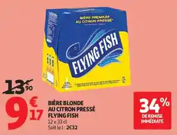 Auchan Bière blonde flying fish aanbieding