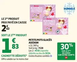 Auchan petits pots glacés auchan aanbieding