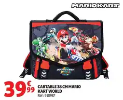 Auchan cartable mario kart world aanbieding