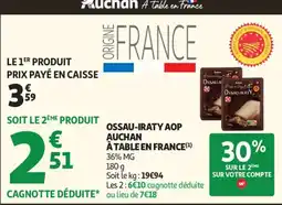 Auchan Ossau-iraty aop aanbieding