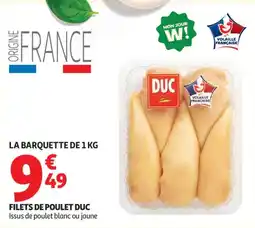 Auchan filets de poulet duc aanbieding