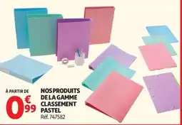 Auchan nos produits de la gamme classement pastel aanbieding