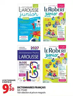 Auchan Dictionnaires français aanbieding