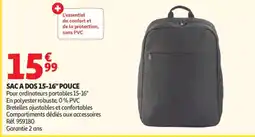 Auchan Sac a dos 15-16" pouce aanbieding