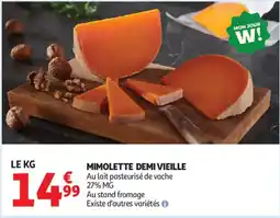 Auchan Mimolette demi vieille aanbieding
