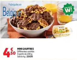 Auchan Mini gauffres aanbieding