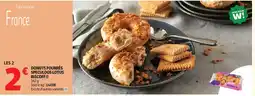 Auchan donuts fourrés speculoos lotus biscoff aanbieding