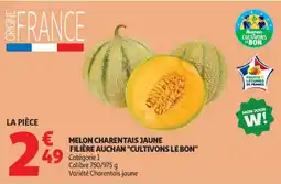 Auchan Melon charentais jaune aanbieding