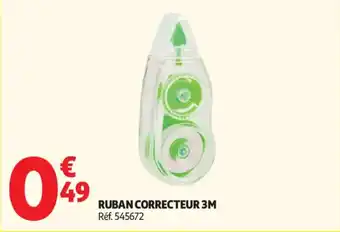 Auchan ruban correcteur 3m aanbieding