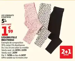Auchan Legging fille inextenso aanbieding