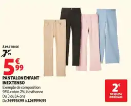 Auchan Pantalon enfant inextenso aanbieding