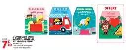 Auchan 2 livres cache cache achetés = 1 livre lili est heureuse offert aanbieding