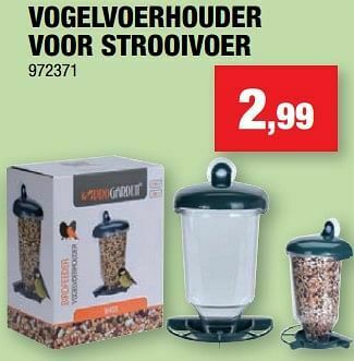 Hubo Vogelvoerhouder voor strooivoer aanbieding
