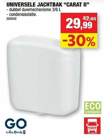 Hubo Universele jachtbak carat ii aanbieding