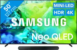 Coolblue Samsung Neo QLED 50 QN80H (2026) + Samsung HW-S60D Zwart (2024) aanbieding