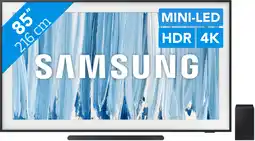 Coolblue Samsung The Frame Pro 85 (2026) + Samsung HW-S700D Zwart (2024) aanbieding