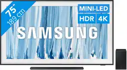 Coolblue Samsung The Frame Pro 75 (2026) + Samsung HW-S700D Noir (2024) aanbieding