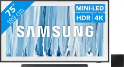 Coolblue Samsung The Frame Pro 75 (2026) + Samsung HW-S800D Noir aanbieding