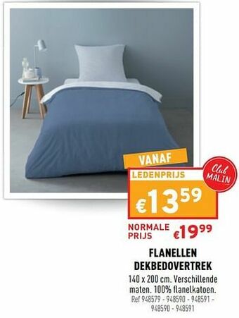 Trafic Flanellen dekbedovertrek aanbieding