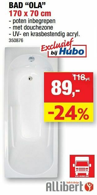Hubo Bad ola aanbieding