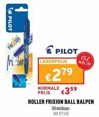 Roller frixion ball balpen