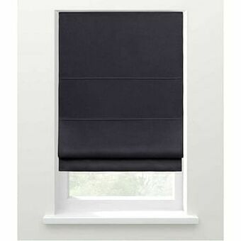Leen Bakker Fenstr vouwgordijn verduisterend - antraciet - 100x180 cm - Leen Bakker aanbieding