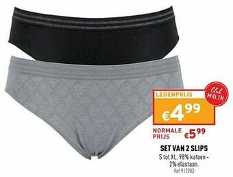 Trafic Set van 2 slips aanbieding