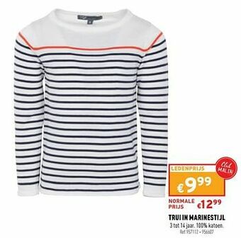 Trafic Trui in marinestijl aanbieding