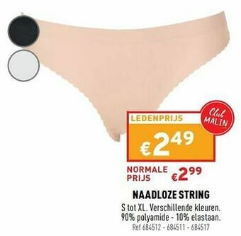 Trafic Naadloze string aanbieding