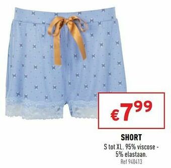 Trafic Short aanbieding