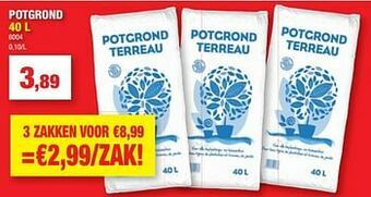Hubo Potgrond aanbieding