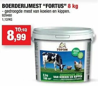 Hubo Boerderijmest fortus aanbieding