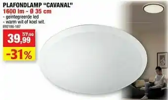 Hubo Plafondlamp cavanal aanbieding