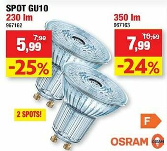 Hubo Spot gu10 aanbieding